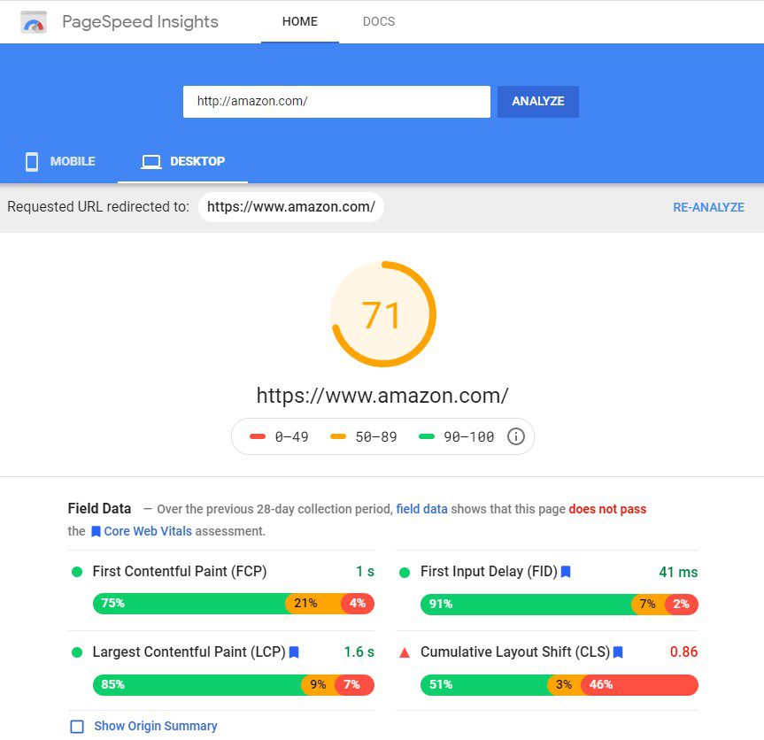 SEO checklist page speed